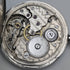 Antique Swiss GLOBE pocket watch relief engraving silver side hunter case works well